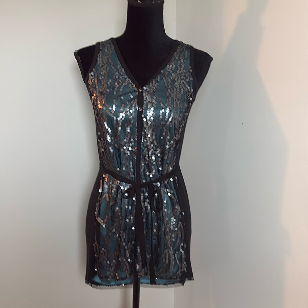 Sequin vera wang top